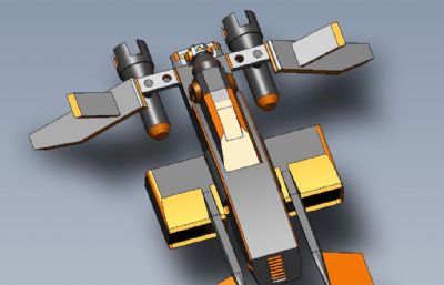 科幻飞车,科幻飞船Solidworks图纸模型