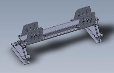 起重机桥架夹具Solidworks模型