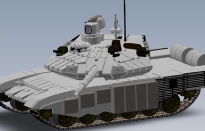 俄罗斯T90坦克3D模型