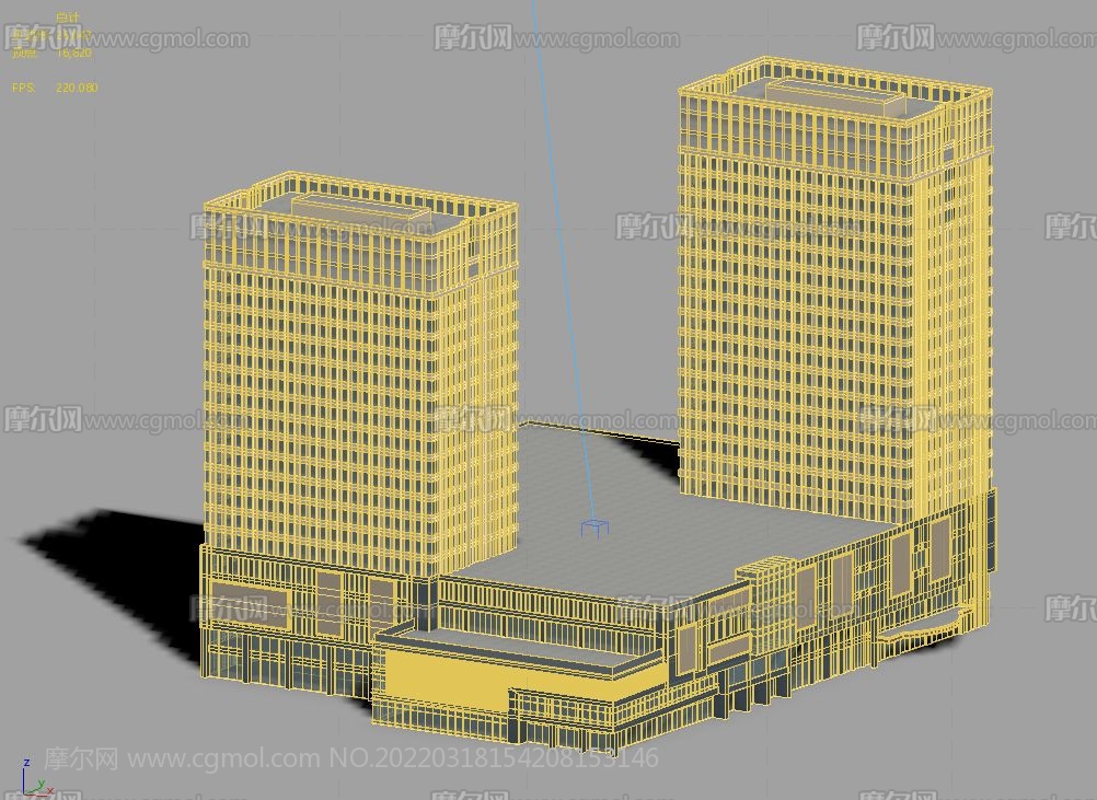 杨家墩江南商业大厦3D模型