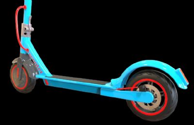 scooter儿童滑板车玩具STEP格式图纸模型