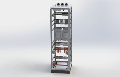 泵控制柜Solidworks图纸模型(网盘下载)