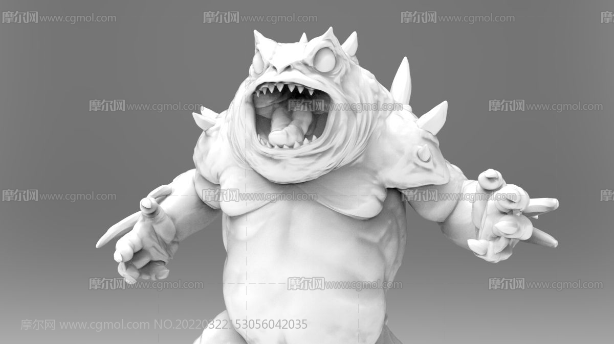 蛤蟆怪兽3D打印图纸