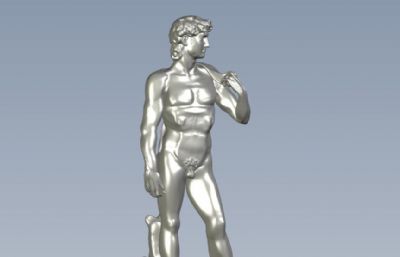 大卫雕像3D打印模型