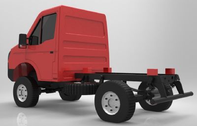 中卡车车头简易模型