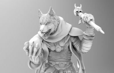 狼人战士,郊狼骑兵3D图纸模型