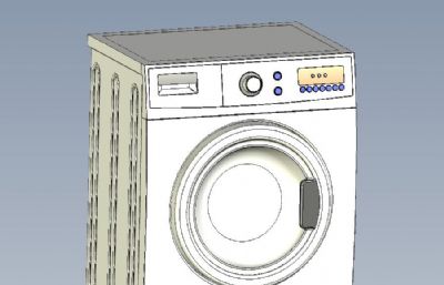 洗衣机STEP格式模型