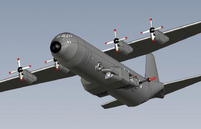 简易轰炸机3D模型图纸