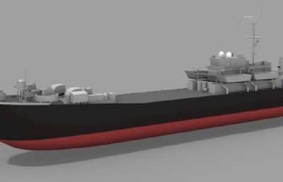 中海级战车登陆舰,登陆舰造型模型,RHINO设计(网盘下载)