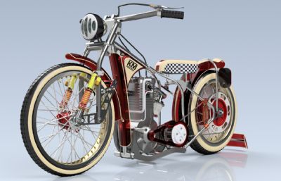 电动自行车,摩托车模型,IGS格式