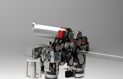 涡轮发动机STP格式3D数模图纸
