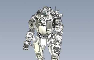 泰坦机器人拼装模型