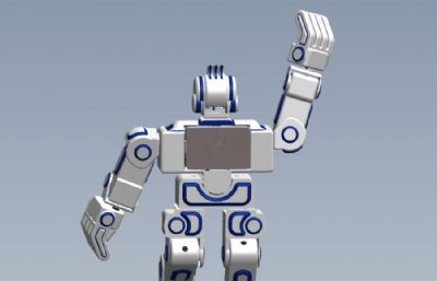 可爱机器人玩具3D模型