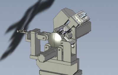 透镜自动包装机IGS格式图纸模型