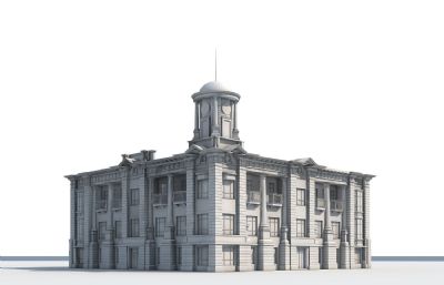 汉口电灯公司,武汉历史文化建筑MAX模型