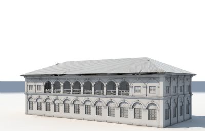 宗关水厂,武汉历史文化建筑MAX模型