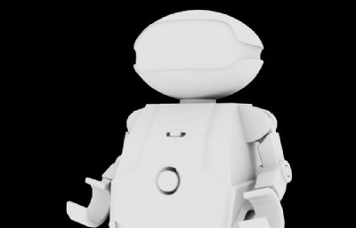 简单机器人maya模型素模