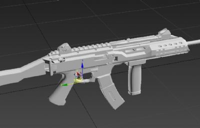 Scorpion EVO冲锋枪游戏道具FBX模型