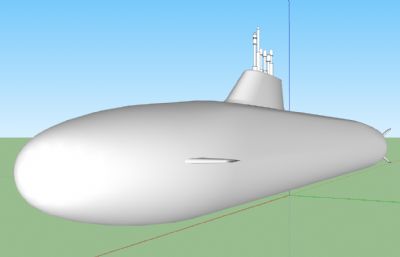 英国皇家海军继承者级战略核潜艇OBJ模型素模
