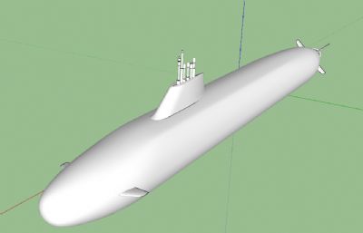 英国皇家海军继承者级战略核潜艇OBJ模型素模