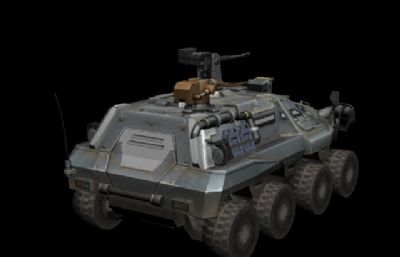 APC步战车3D模型,MAX,FBX格式