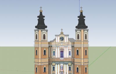 教堂SKP模型