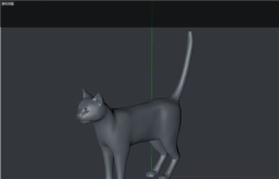 写实猫,家猫C4D模型