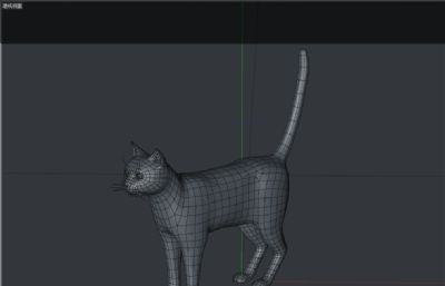 写实猫,家猫C4D模型