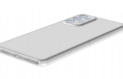SAMSUNG三星GALAXY A53手机STP格式3D模型