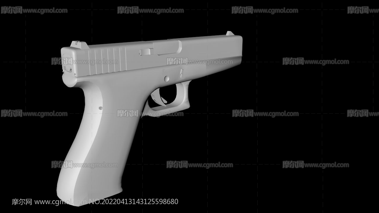 glock18格洛克18手枪外观FBX模型