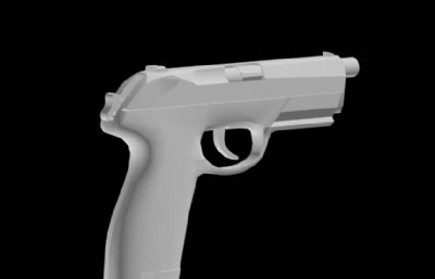 px4风暴手枪游戏道具模型