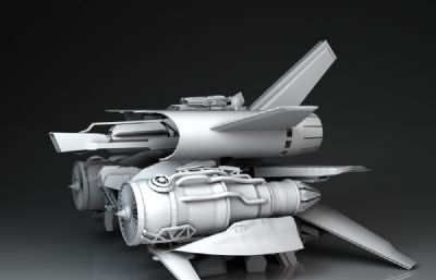 科幻飞船,机甲军舰,高达飞机,变形金刚飞行器模型,MB,MAX,FBX格式