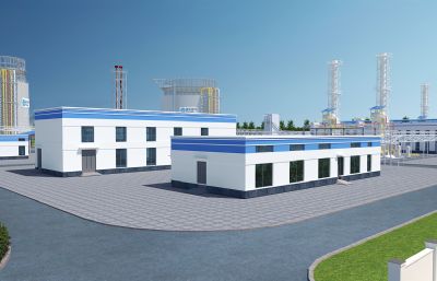 LNG液化天然气加工工厂