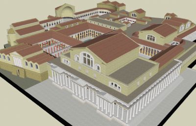 弗拉维亚宫殿SKP模型
