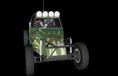 奇诺拉斯赛车3D模型,OBJ格式