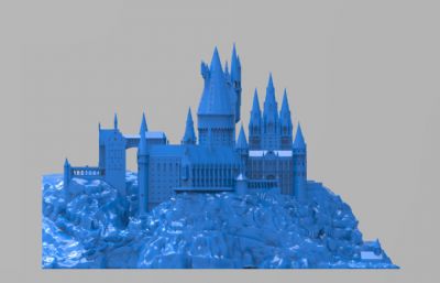 霍格沃茨城堡模型,可打印