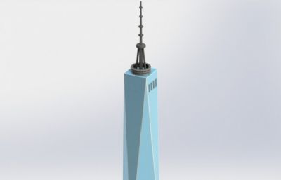 纽约世贸中心大楼模型,可打印