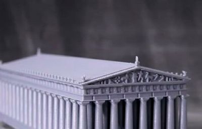 神庙模型,可打印