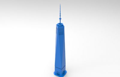 纽约世贸中心大楼模型,可打印