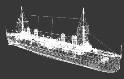 利安·德·拉·格拉维耶号战列舰模型