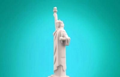自由女神雕像简模,可打印