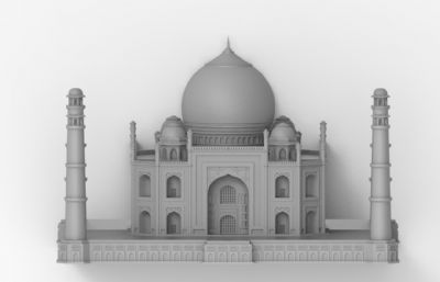 可3D打印的泰姬陵建筑模型