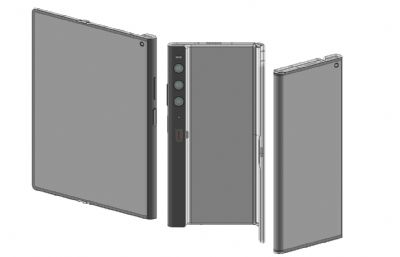HUAWEI华为Mate Xs 2折叠屏手机STP格式3D模型