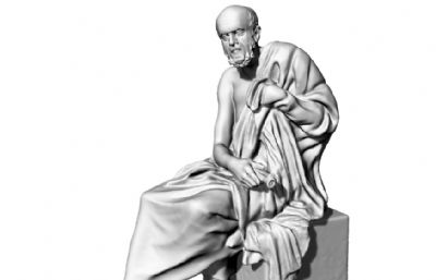 Chrysippus希腊哲学家雕像