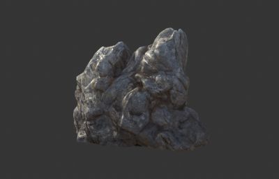 岩石,悬崖,山,石头maya模型,MB,FBX,OBJ等格式【4K贴图】(网盘下载)