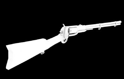m1855步枪,猎枪外观道具maya模型