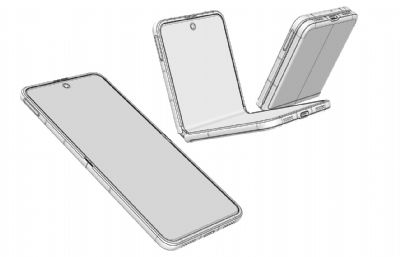 HUAWEI华为P50 Pocket折叠屏手机STP格式3D模型