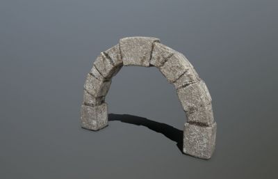 岩壁,岩石拱门maya模型,MB,FBX,OBJ格式