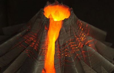 死亡火山STL模型