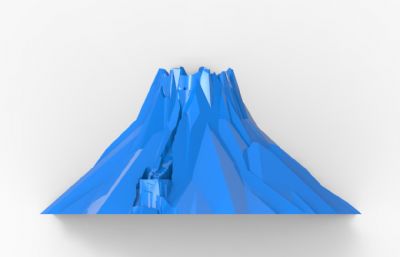 死亡火山STL模型